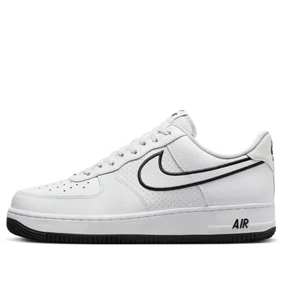 NIKE Nike Air Force 1 '07 'Embroidered Swoosh - White Black'