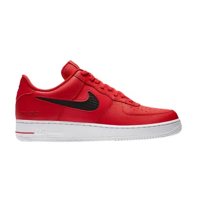 NIKE AIR FORCE 1 '07 LV8 'CUT OUT SWOOSH - UNIVERSITY RED'