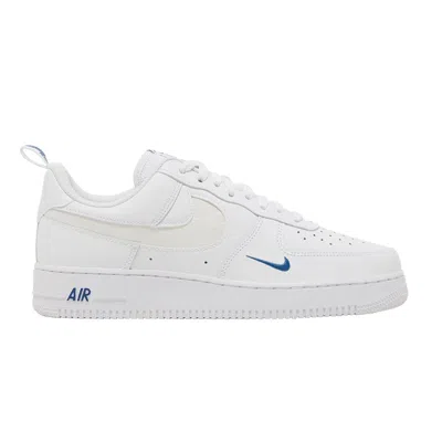 NIKE AIR FORCE 1 '07 LV8 'REFLECTIVE SWOOSH - WHITE DARK MARINA BLUE'