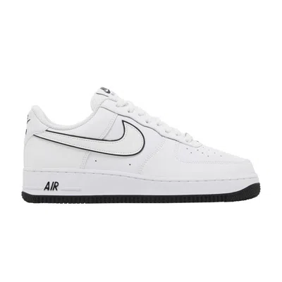 NIKE AIR FORCE 1 '07 'WHITE BLACK OUTLINE'