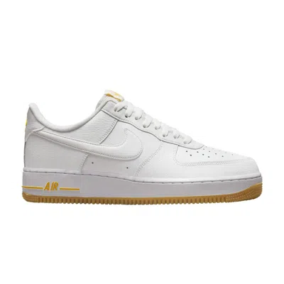 NIKE AIR FORCE 1 '07 'WHITE UNIVERSITY GOLD GUM'