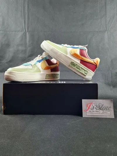 NIKE NIKE AIR FORCE 1 FONTANKA SAIL/SATURN GOLD-SUNSET GR.37,5/38,5/39/40,5/41