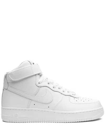 NIKE AIR FORCE 1 HIGH "TRIPLE WHITE" SNEAKERS