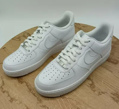 NIKE NIKE AIR FORCE 1 LOW 07 TRIPLE WHITE WEISS HERREN 41 42.5 44 44.5 45 45.5 NEU ✔️