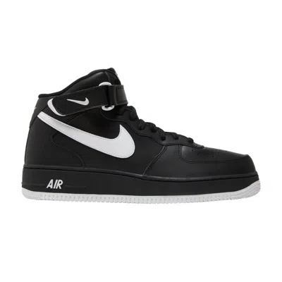NIKE AIR FORCE 1 MID '07 'BLACK WHITE'