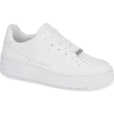 NIKE NIKE AIR FORCE 1 SAGE LOW PLATFORM SNEAKER