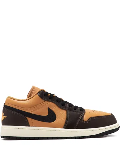 NIKE AIR JORDAN 1 LOW LEATHER SNEAKERS