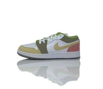 NIKE NIKE AIR JORDAN 1 LOW PASTEL GRIND VIVID GREEN GS | DJ0341-100