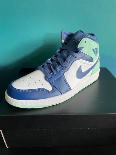 NIKE NIKE AIR JORDAN 1 MID BLUET TINT 2021 554724 413 NEU OVP