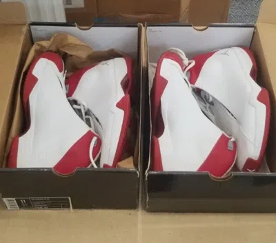 NIKE NIKE AIR JORDAN 21 XXI PE RED / WHITE 314303 103 SIZE US MENS 11 RARE