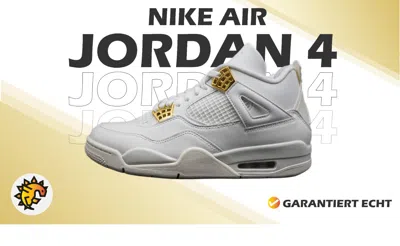 NIKE ✅ NIKE AIR JORDAN 4 SAIL / METALLIC GOLD 36, 37, 38, 39, 40, 41, 42, 43, 44