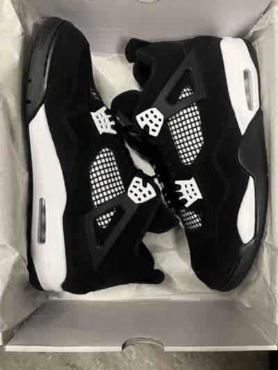 NIKE NIKE AIR JORDAN 4 WHITE THUNDER FQ8138-001 SIZE 8-16