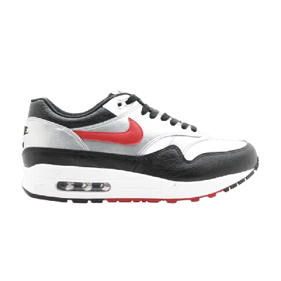 NIKE NIKE AIR MAX 1 'METALLIC SILVER BLACK RED'