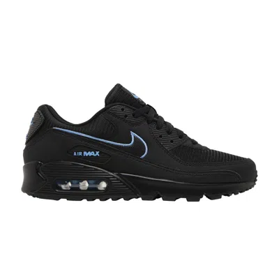 NIKE AIR MAX 90 'BLACK UNIVERSITY BLUE'
