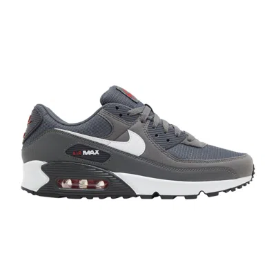 NIKE AIR MAX 90 'IRON GREY UNIVERSITY RED'