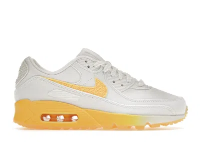 NIKE AIR MAX 90 SE CITRUS PULSE (WOMEN'S) SNEAKERS IN WHITE/ALABASTER/SAIL