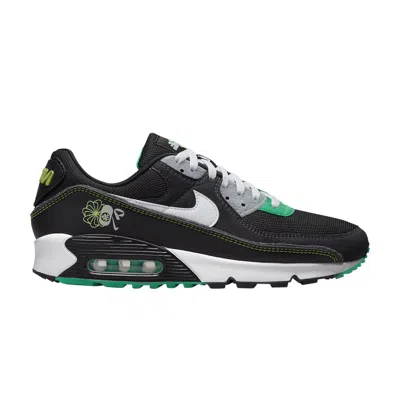 NIKE AIR MAX 90 SE 'SWOOSH FIBER - BLACK'