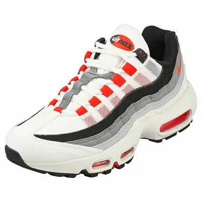 NIKE NIKE AIR MAX 95 QS HERREN WHITE GREY SNEAKER MODE - 38.5 EU