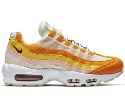 NIKE AIR MAX 95 (WOMEN'S) SNEAKERS IN PALE IVORY/FORWARD ORANGE