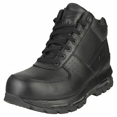 NIKE NIKE AIR MAX GOADOME HERREN BLACK BLACK LEDER STIEFEL BEILAUFIG