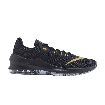 NIKE AIR MAX INFURIATE 2 LOW 'BLACK METALLIC GOLD'
