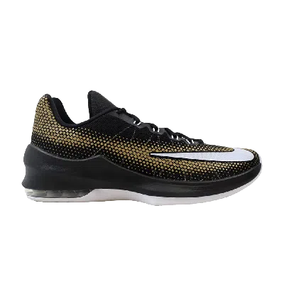 NIKE AIR MAX INFURIATE LOW 'BLACK WHITE GOLD'