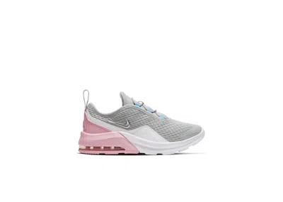 NIKE AIR MAX MOTION 2 SNEAKERS IN LIGHT SMOKE GREY/PINK/LASER BLUE