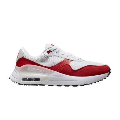 NIKE AIR MAX SYSTM 'WHITE UNIVERSITY RED'