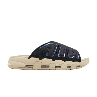 NIKE AIR MORE UPTEMPO SLIDE 'BLACK SANDDRIFT IRIDESCENT'