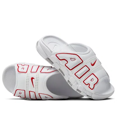 NIKE Nike Air More Uptempo Slide 'White Red'