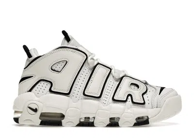 NIKE AIR MORE UPTEMPO (WOMEN'S) SNEAKERS IN SUMMIT WHITE/BLACK/SAIL