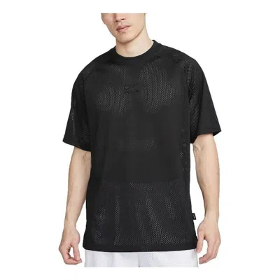 NIKE Nike Air Oversized Short-sleeve Top 'Black'