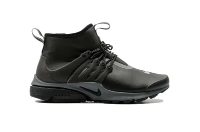 NIKE AIR PRESTO MID UTILITY (WOMEN'S) SNEAKERS IN BLACK/GREY/REFLECTIVE
