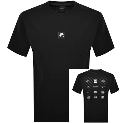 NIKE NIKE AIR SPORTSWEAR LOGO T SHIRT BLACK