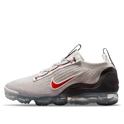 NIKE Nike Air Vapormax 2021 Flyknit 'Light Bone University Red'