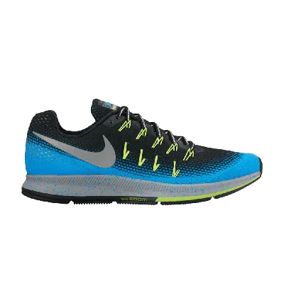 NIKE AIR ZOOM PEGASUS 33 SHIELD 'BLACK BLUE GLOW'