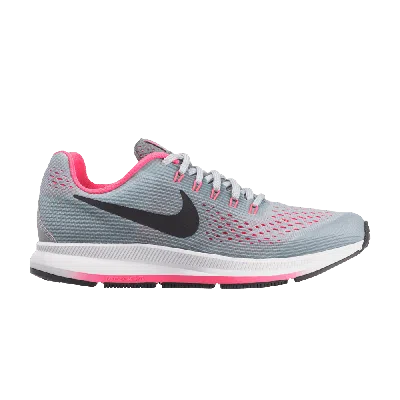 NIKE NIKE AIR ZOOM PEGASUS 34 GS 'WOLF GREY PINK'