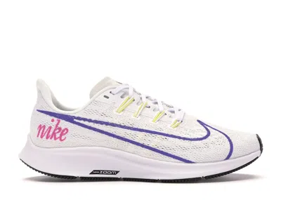 NIKE AIR ZOOM PEGASUS 36 PSYCHIC PURPLE (WOMEN'S) SNEAKERS IN SUMMITIN WHITE/SUMMIT WHITE/LASER FUCHSIA