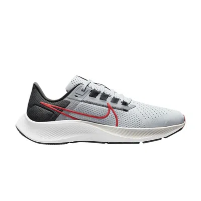 NIKE AIR ZOOM PEGASUS 38 'PURE PLATINUM CHILE RED'