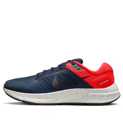 NIKE Nike Air Zoom Structure 24 'Obsidian Bright Crimson'