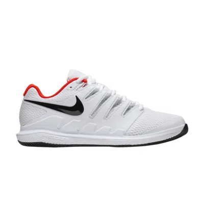NIKE AIR ZOOM VAPOR X HC 'WHITE BRIGHT CRIMSON'
