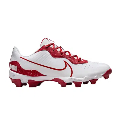 NIKE ALPHA HUARACHE 4 KEYSTONE 'WHITE UNIVERSITY RED SPLATTER'