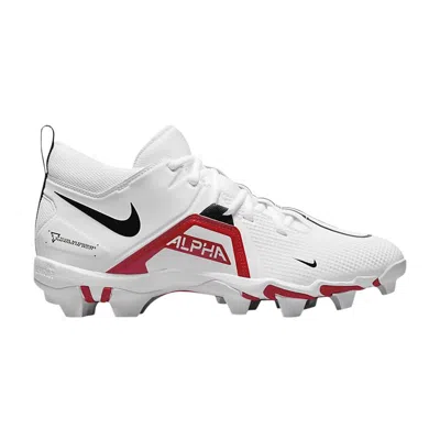 NIKE ALPHA MENACE 3 SHARK 'WHITE UNIVERSITY RED'