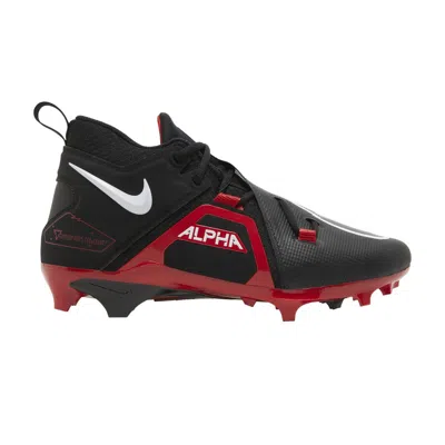 NIKE ALPHA MENACE PRO 3 'BLACK UNIVERSITY RED'