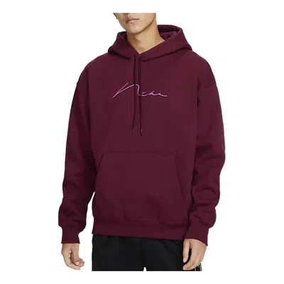 NIKE Nike Alphabet Hoodie Men's Red