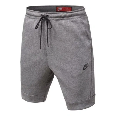 NIKE Nike Alphabet Logo Printing Lacing Loose Shorts Gray