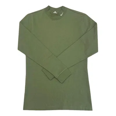 NIKE Nike AS M NL LS MOCK NECK SHIRT 'Green White'