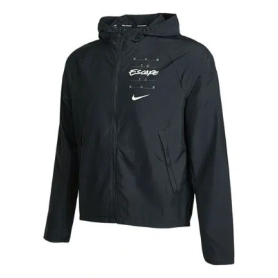 NIKE Nike AS Men's NK ESSNTL JKT Jacket WILD Run GX Black