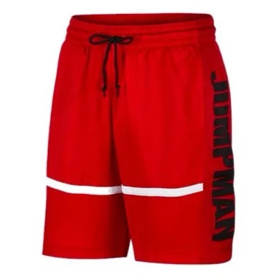 NIKE Nike Athleisure Casual Sports Basketball Shorts Red