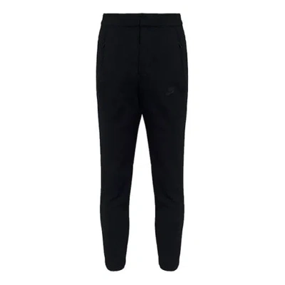 NIKE Nike Athleisure Casual Sports Cropped Pants Black